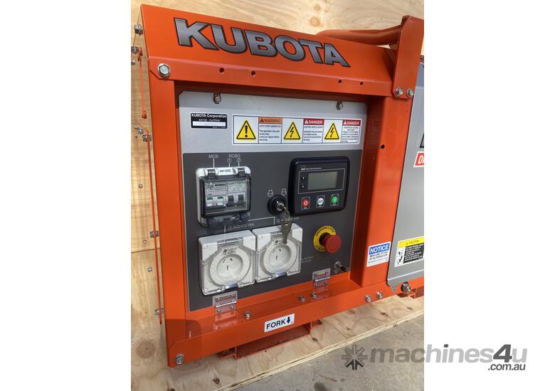 KUBOTA GL6000D-AU-B Diesel Generator - DIGITAL MODEL - AS NEW - NEVER USED 