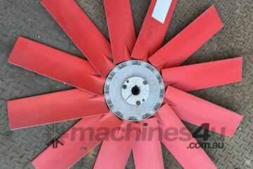 Axial Fan 12 x 270mm plastic blades 28mm shaft 750mm total diameter