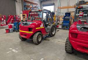 Used Manitou MH25-47 Rough Terrain Forklift Low Hours, Heavy-Duty