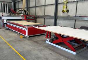WOODTRON ADVANCE auto label Flat bed CNC