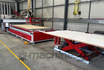 WOODTRON ADVANCE auto label Flat bed CNC