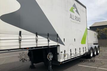 2022 Vawdrey VB S3 Tri Axle Double Drop Curtainside A Trailer