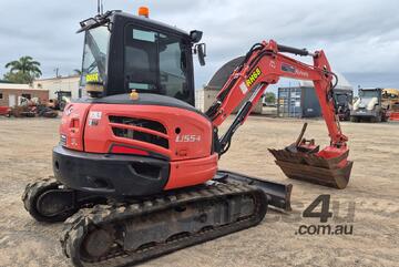 2022 Kubota U55-4 Tier 1 Spec Excavator with Tilt Hitch