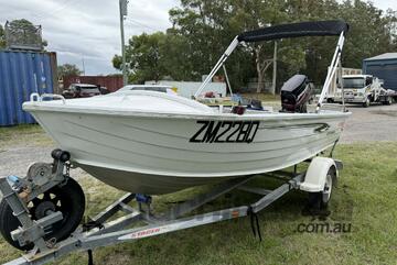 2007 Stacer 429 SeaHorse Aluminium Boat Mounted On Trailer - Narangba