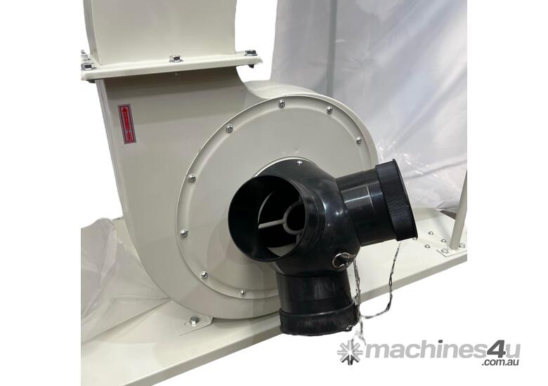 caption Dust Collector 3HP 2 x Filter (Needlefelt Top + Plastic Bottom Bag) OT-DC-2200 by Oltre