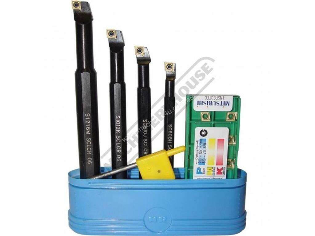 New toolmaster L430 Boring Bar Set Carbide Insert 8 10 12 16mm Boring Bars Includes 10 x