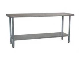 NEW COMMERCIAL 1500X600 STAINLESS STEEL FLAT BENCH - picture0' - Click to enlarge