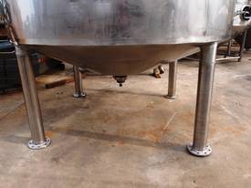 Stainless Jacketed Mixing Tank - Capacity: 6,500Lt. - picture0' - Click to enlarge