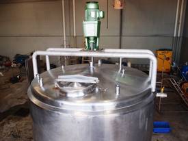 Stainless Jacketed Mixing Tank - Capacity: 6,500Lt. - picture1' - Click to enlarge