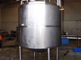 Stainless Jacketed Mixing Tank - Capacity: 6,500Lt. - picture0' - Click to enlarge