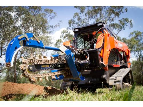 New Augertorque Chain Trencher Skidsteer Excavator
