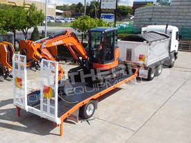 144 Tipper + Tag Trailer & Kubota U57 / KX57 - picture1' - Click to enlarge