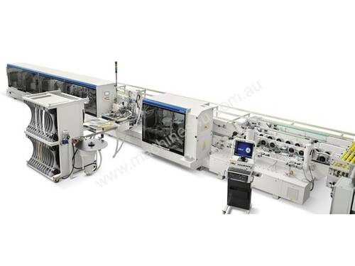 caption SCM Stefani Evolution SB ONE Production Edge Banding Machine