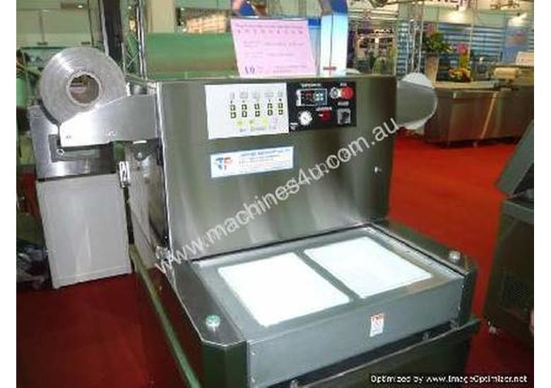 caption Vacuum & Gas Flush Tray Sealer