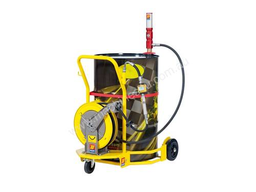 Meclube 3:1 Oil Trolley, Pneumatic Pump and Hose Reels Kit