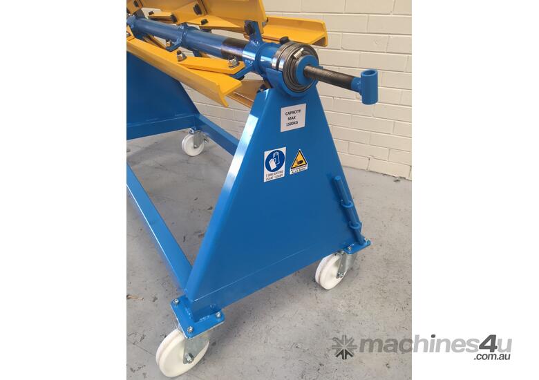 caption Manual Decoiler 1250 mm x 1.5 ton