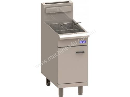Luus FG-40 Gas Fryer with Single Pan Twin Baskets Essentials Series