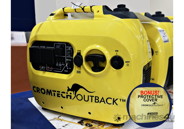 caption 2.4kW Cromtech Outback Inverter Generator (CTG2500i) + BONUS COVER