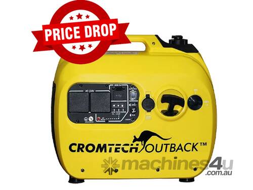 caption 2.4kW Cromtech Outback Inverter Generator (CTG2500i) + BONUS COVER