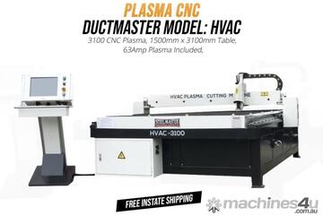 HVAC CNC Plasma 1500mm x 3100mm Includes 63Amp Power Source & Software