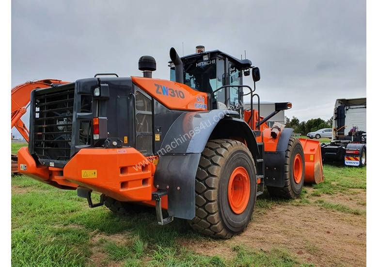 caption HITACHI 2017 ZW310 ARTICULATED FRONT END WHEEL LOADER