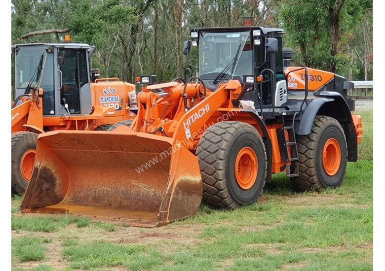 caption HITACHI 2017 ZW310 ARTICULATED FRONT END WHEEL LOADER