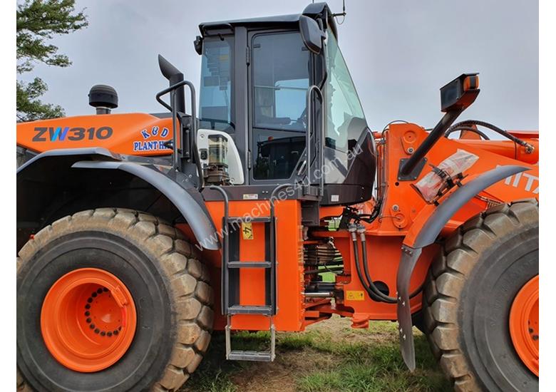caption HITACHI 2017 ZW310 ARTICULATED FRONT END WHEEL LOADER