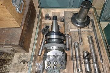 Mizoguchi MU-S-4F NT40 Shank Universal Facing and Boring Head