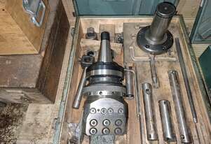 Mizoguchi MU-S-4F NT40 Shank Universal Facing and Boring Head Mizoguchi MU-S-4F NT40 Shank Universal Facing and Boring Head