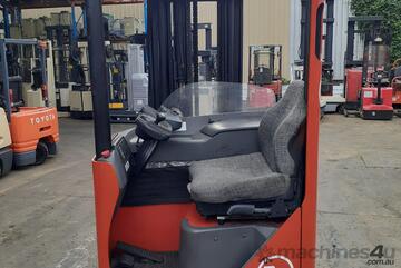 ACTIVE FORKLIFTS - TOYOTA BT Electric Reach Truck 6.3m Lift Height 1.6 Ton 2010 Model