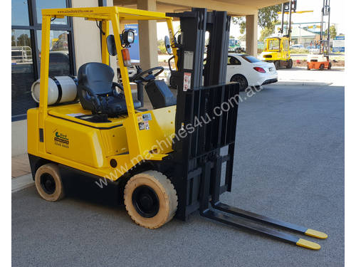 Hyster 1520kg LPG Forklift with 4375mm Three Stage Container Mast
