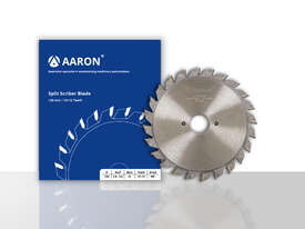 Aaron TCT Split Scribe Scoring Blade for Panel Saw (Free Postage) - 120mm (12+12 teeth) x 20/22mm - picture0' - Click to enlarge
