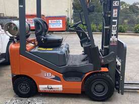 Container mast 1.8T gas forklift for hire - picture1' - Click to enlarge
