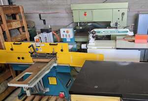 UNION-ONE 3 x HEAD SLIDING TABLE TENONER Taiwan. PADE ROUND-END TENONER. HELMA AUTO TWIN SHAPER