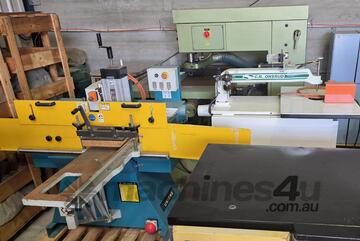 UNION-ONE 3 x HEAD SLIDING TABLE TENONER Taiwan. HELMA AUTO TWIN COPY SHAPER. WOODTRON T130 *Sold*