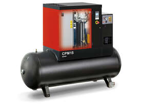 Chicago Pneumatic Screw Air Compressor with Tank and Dryer - picture0' - Click to enlarge