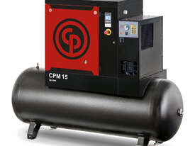 Chicago Pneumatic Screw Air Compressor with Tank and Dryer - picture1' - Click to enlarge