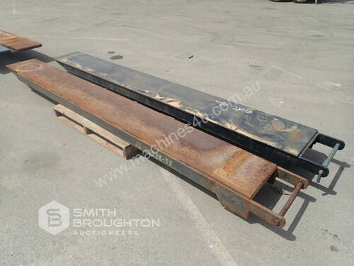 2X 3.6MM X 440MM FORKLIFT EXTENSION TYNES