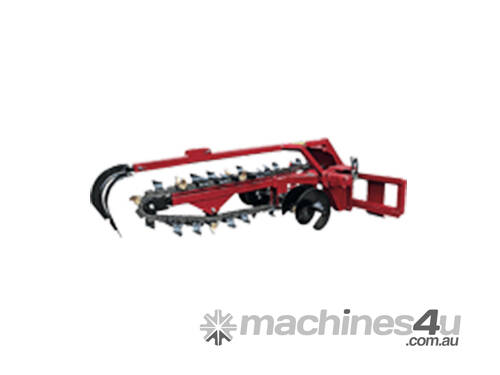 caption FINER HYDRAULICS - HT2-L Trencher 1200mm Dig, 1500mm boom