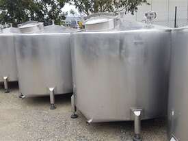 3000lt stainless steel mixing tank - picture0' - Click to enlarge