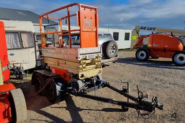 JLG 1930ES Scissor Lift and Trailer package