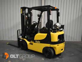 Yale 1.8 Tonne Forklift LPG 4825mm Container Mast Sideshift Solid Tyres  - picture0' - Click to enlarge
