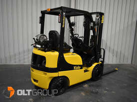 Yale 1.8 Tonne Forklift LPG 4825mm Container Mast Sideshift Solid Tyres  - picture1' - Click to enlarge