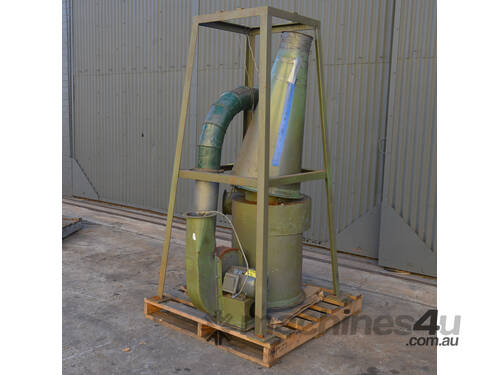 Large Cyclone Dust Materials Handling extraction sawdust in frame 1.5kW Fan
