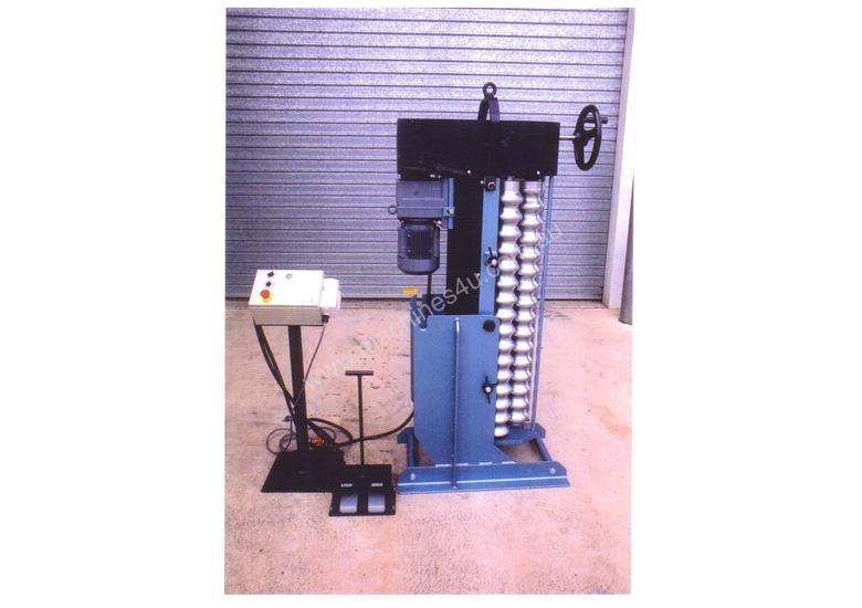 caption Corrugated Curving Machine