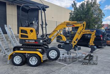 U20 Yuchai Mini Excavator 1.8T Package Offer + Trailer & Attachments Included!