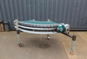 Curved 90 Degree Corner Motorised Conveyor - Transnorm TS1500/100