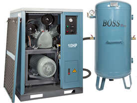 BOSS 48CFM/ 10HP Silent Air Compressor with 220L Tank  - picture0' - Click to enlarge