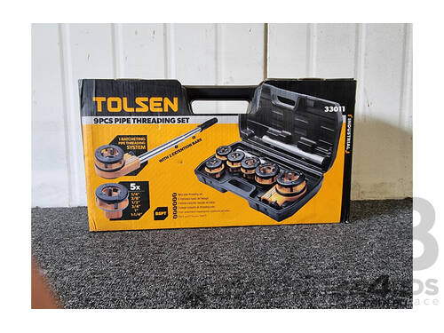 Tolsen Industrial Pipe Threading Kit