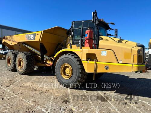 caption CAT 745-04LRC Articulated Trucks
